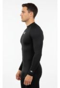 Imagen de Remera Termica Camiseta Con Cuello Negro M
