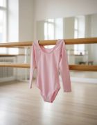 Imagen de Malla Ballet Niña Manga Larga Rosa Xxl