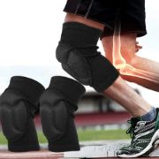 Imagen de Rodillera Acolchonada Reforzada Deportes Multidisciplinas Negro L