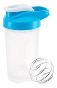 Imagen de Vaso Shaker Mezclador Gym Entrenamiento 500 Ml Celeste