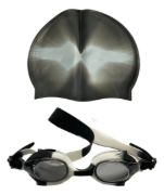 Imagen de Set Natacion Lente Silicona + Gorra Silicona Niño
