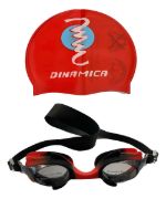 Imagen de Set Natacion Lente Silicona + Gorra Silicona Niño