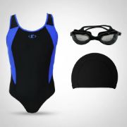 Imagen de Malla Natacion Piscina Lycra Forrada Anti Cloro + Accesorios