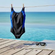 Imagen de Malla Natacion Piscina Lycra Forrada Anti Cloro + Accesorios