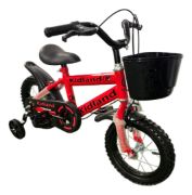 Imagen de Bicicleta De Niño/a Con Rueditas Rodado 12 100% Armada Negro M