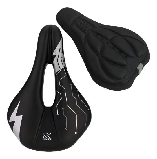 Imagen de Asiento Anti Prostatico Ciclismo + Cubre Asiento Polyfon