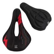 Imagen de Asiento Anti Prostatico Ciclismo + Cubre Asiento Polyfon Azul