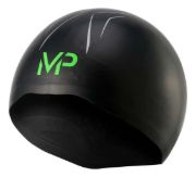 Imagen de Gorra Natación Silicona Mp Profesional Con Estuche Negro