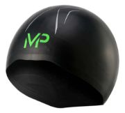 Imagen de Gorra Natación Silicona Mp Profesional Con Estuche Negro Lisa S