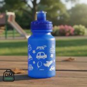 Imagen de Caramañola Motivo Infantil 250ml Ptk Libre Bpa Azul