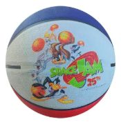Imagen de Pelota De Básquet Spalding Nba Graffiti Nº 7 Color Space Jam White