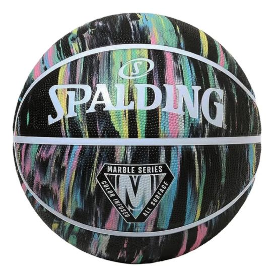 Imagen de Pelota De Basketball Spalding Marble De Goma Multicolor