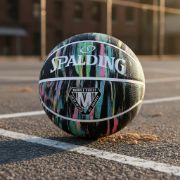 Imagen de Pelota De Basketball Spalding Marble De Goma Multicolor