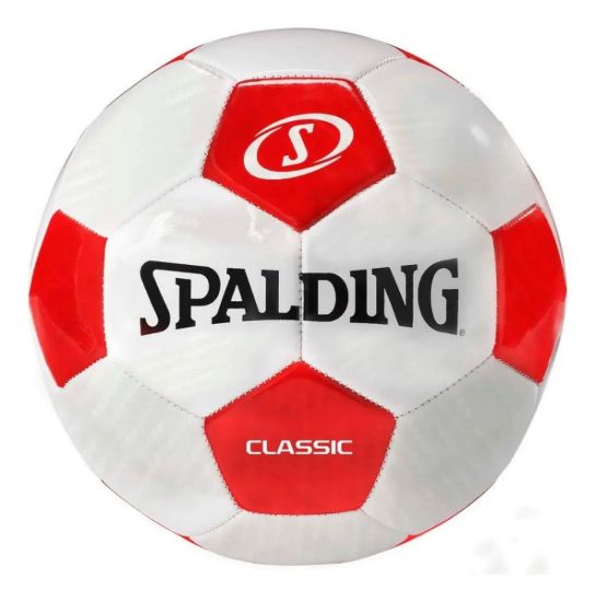 Imagen de Pelota Futbol Spalding Profesional Numero 5 Classic Blanco/negro