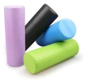 Imagen de Rolo Sensitvo Macizo 45 Cm De Goma Eva Yoga Pilates Gris