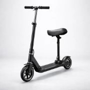 Imagen de Asiento Con Base Para Monopatin Electrico Altura Ajustable Negro Sillin