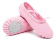 Imagen de Zapatilla Ballet Lona Media Punta