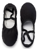 Imagen de Zapatilla Ballet Lona Media Punta