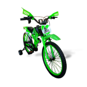 Imagen de Bicicleta Green Motobici 16'' Niños 5 Años 1 Velocidad