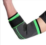Imagen de Codera Elastica De Compresion Con Ajuste Deportiva Negro Unico