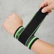 Imagen de Muñequera Ortopedica Gym Fitness Unisex Ajustable Deporte Negro