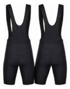 Imagen de Pack X2 Calza Ciclismo Con Tiradores Gel Acolchada Hombre Negro Lisa Xl