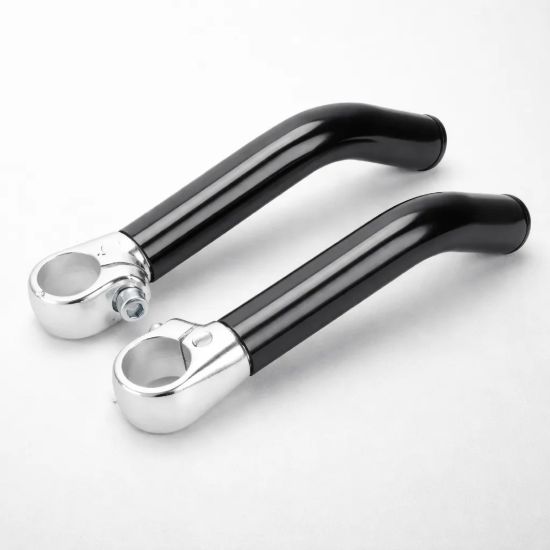 Imagen de Extremos Manillar De Manubrio Bicicleta De Aluminio Negro