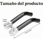 Imagen de Extremos Manillar De Manubrio Bicicleta De Aluminio Negro