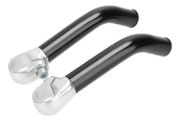 Imagen de Extremos Manillar De Manubrio Bicicleta De Aluminio Negro