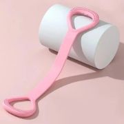 Imagen de Banda Elastica Con Asa Para Ejercicios De Yoga Estiramientos Rosa