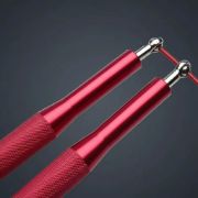 Imagen de Cuerda De Salto Crossfit Mango De Acero Resistente Rojo