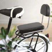 Imagen de Asiento Para Bicicleta Con Respaldo Para Niño Comodo Negro 27 Cm 16 Cm