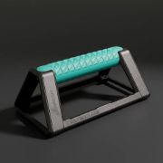 Imagen de Barra Para Flexiones Push Up Calistenia Fitnes - Par Negro-celeste