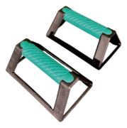 Imagen de Barra Para Flexiones Push Up Calistenia Fitnes - Par Negro-celeste