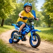 Imagen de Bicicleta Motocross De Niño Modelo Ninja Con Accesorios R16 Azul 16  