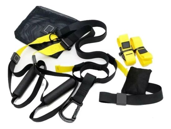 Imagen de Banda Suspension De Entrenamiento Profesional Tipo Trx Negro-amarillo