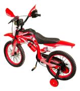 Imagen de Bicicleta Motocross De Niño Modelo Ninja Con Accesorios R20 Rojo 20  