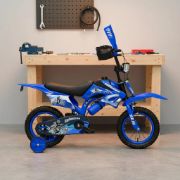 Imagen de Bicicleta Motocross De Niño Modelo Ninja Con Accesorios R20 Azul 20  