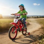 Imagen de Bicicleta Motocross De Niño Modelo Ninja Con Accesorios R20 Rojo 20  