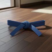 Imagen de Cinturon Cinto Karate 3 Metros Taekwondo Artes Marciales Azul 3 Metros