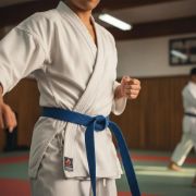 Imagen de Cinturon Cinto Karate 3 Metros Taekwondo Artes Marciales Azul 3 Metros