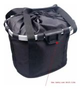 Imagen de Canasto Cesta Delantero Para Bicicleta Ciclismo Color Negro Negro