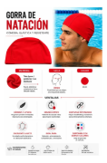 Imagen de Gorra Natacion Piscina Lycra Unisex No Aprieta