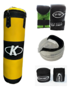 Imagen de Kit Boxeo Bolsa+guantes+vendas+bucal