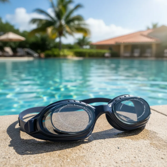 Imagen de Lentes De Natación Knex Sport Con Estuche Transparente
