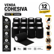 Imagen de Venda Semi Elastica Adhesiva Pack 12 Tipo Coban