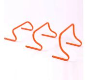 Imagen de Valla De Entrenamiento Futbol Agilidad 30 Cm - 6 Unidades Naranja
