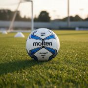 Imagen de Pelota Futbol Molten N5 Blanca-azul Calidad Premium Azul