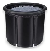 Imagen de Piscina Portatil 350 L Recuperacion Hidroterapia Deporte Negro