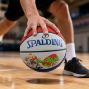 Imagen de Pelota De Básquet Spalding Nba Graffiti Nº 7 Color Space Jam White